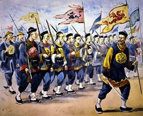 清朝甲午年是哪一年，八国联军侵华战争
